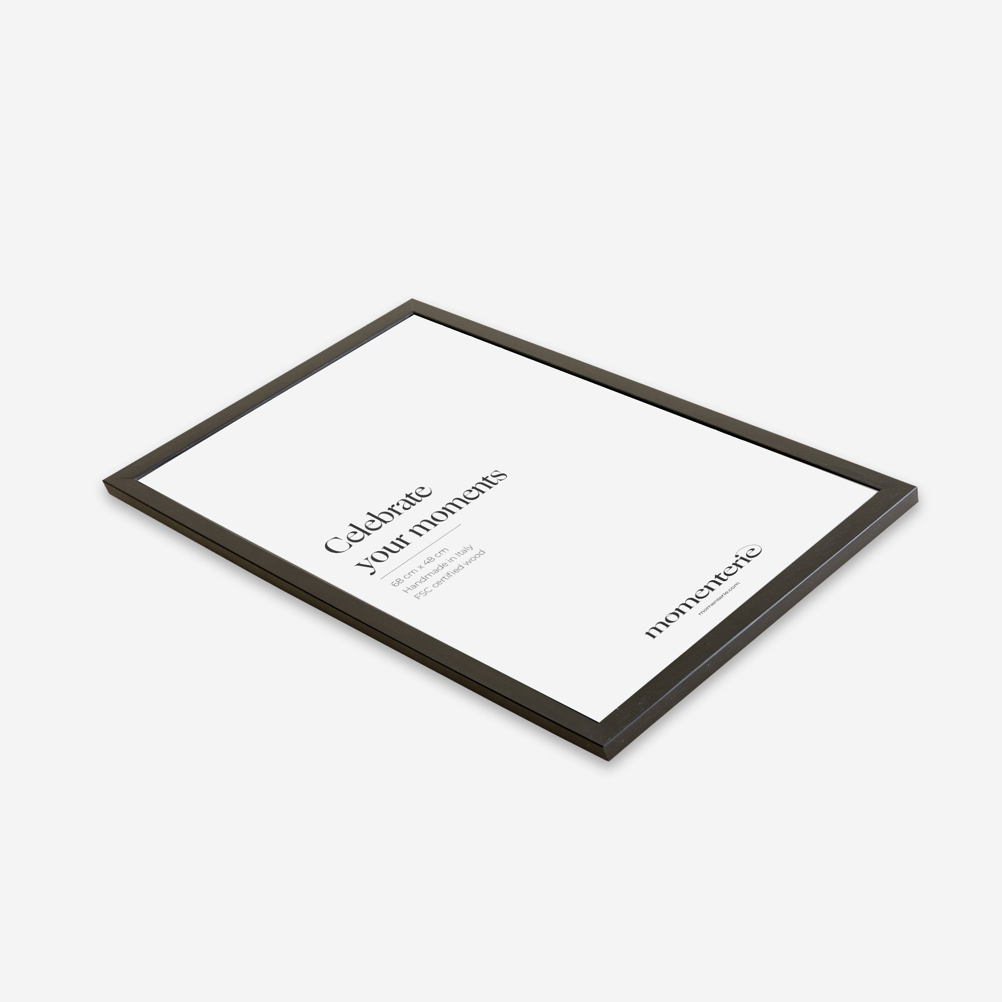 Schwarzer Bilderrahmen – eleganter Rahmen in Schwarz für Poster und Fotos, stilvolle Wanddekoration und individuelles Geschenk