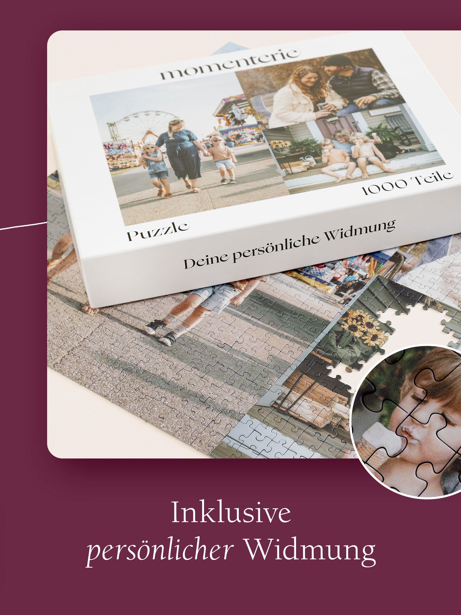 Personalisiertes Fotopuzzle – individuelles Puzzle mit eigenem Foto als kreatives und hochwertiges Geschenk für besondere Anlässe