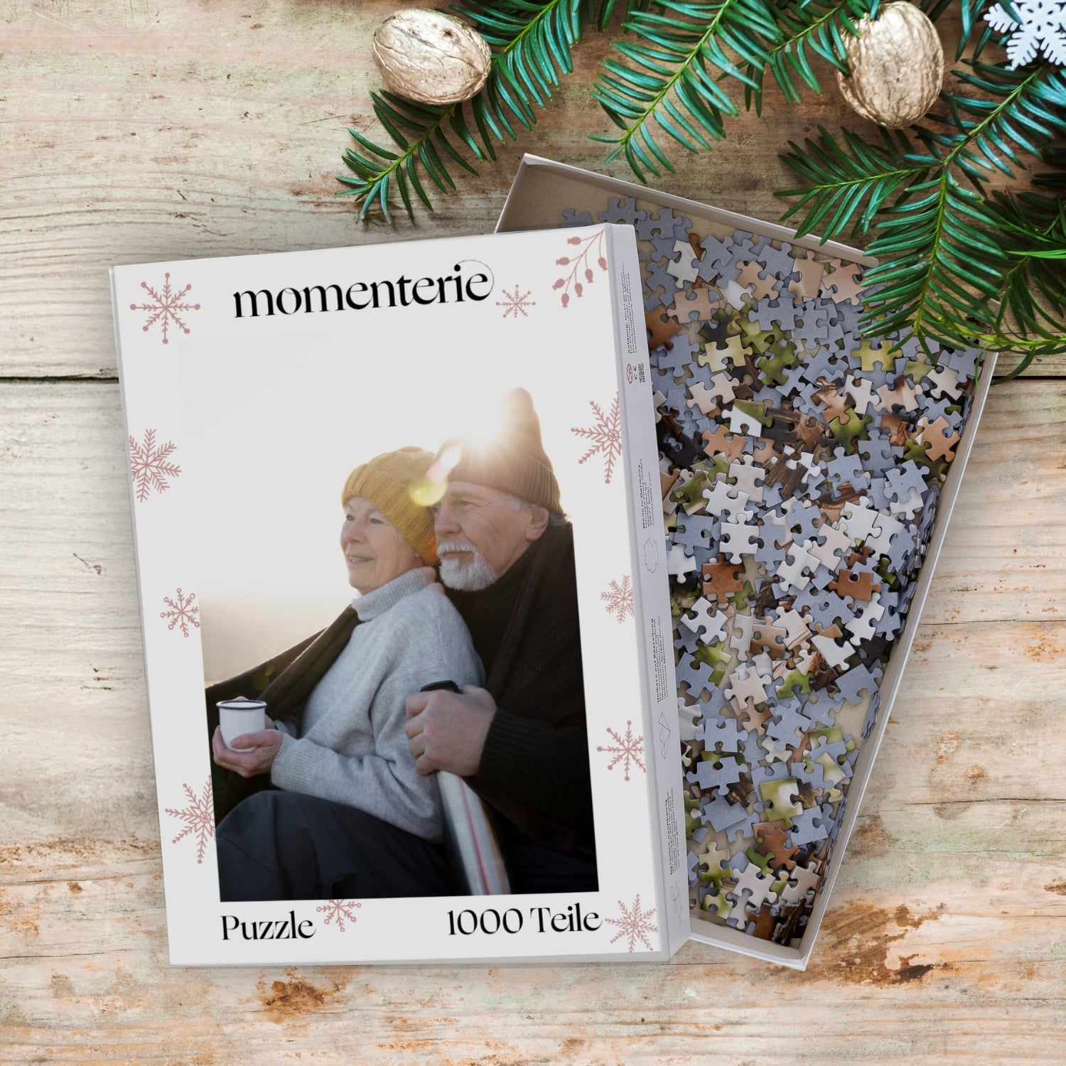 Kerst-fotopuzzel voor ouders